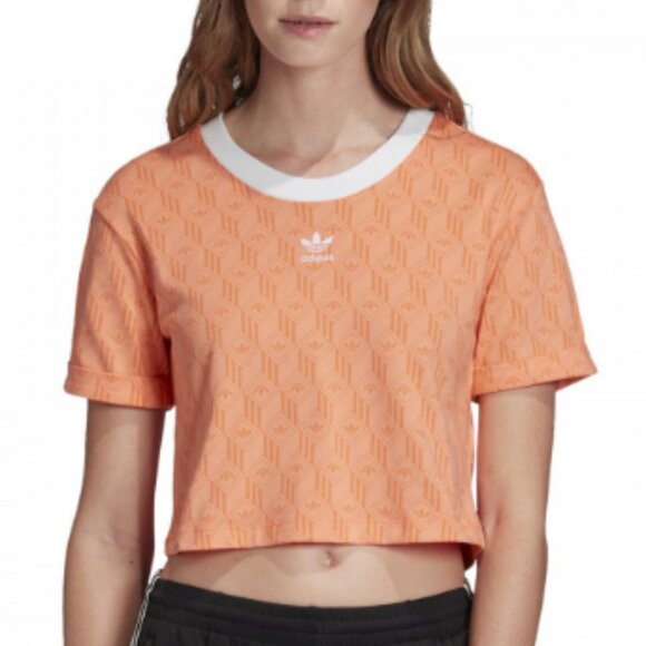 adidas Originals Tops - Adidas Originals Geometric Crop top